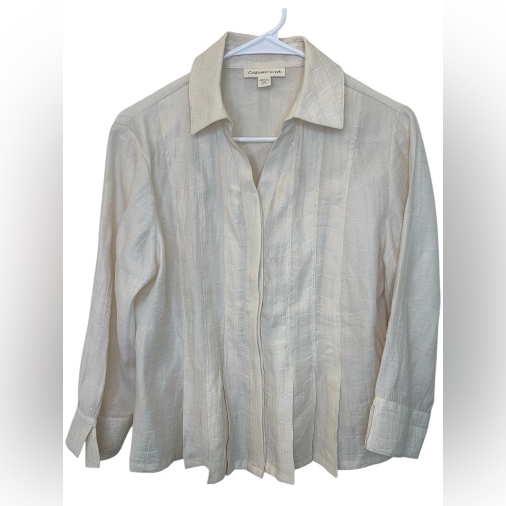 Coldwater Creek Rayon Bamboo Blouse | Extra Small (XS) | Excellent Condition
